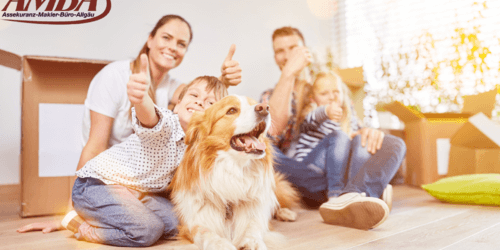 Hund in der Wohnung