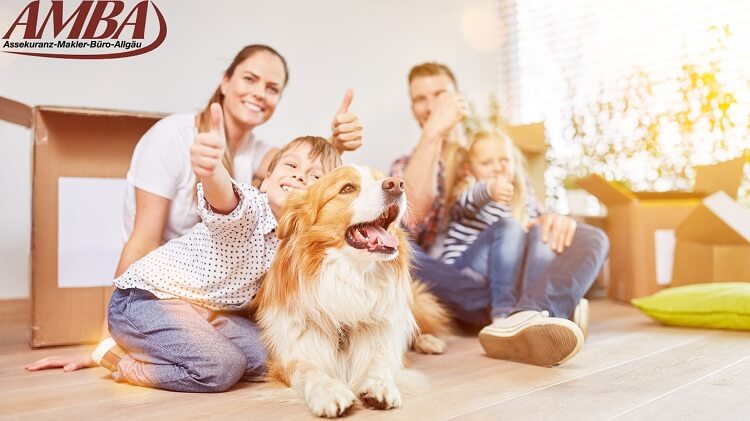 Hund in der Wohnung