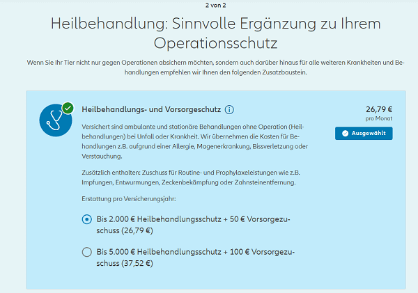 Beitrag Allianz Katzenkrankenversicherung Wohnungskatze