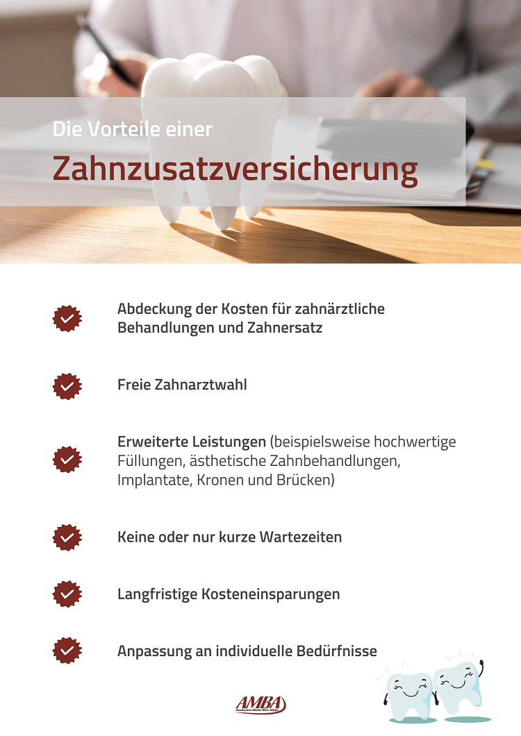 Welche Vorteile hat eine Zahnzusatzversicherung