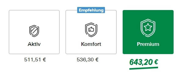 Beiträge für die Wohngebäudeversicherung der DEVK